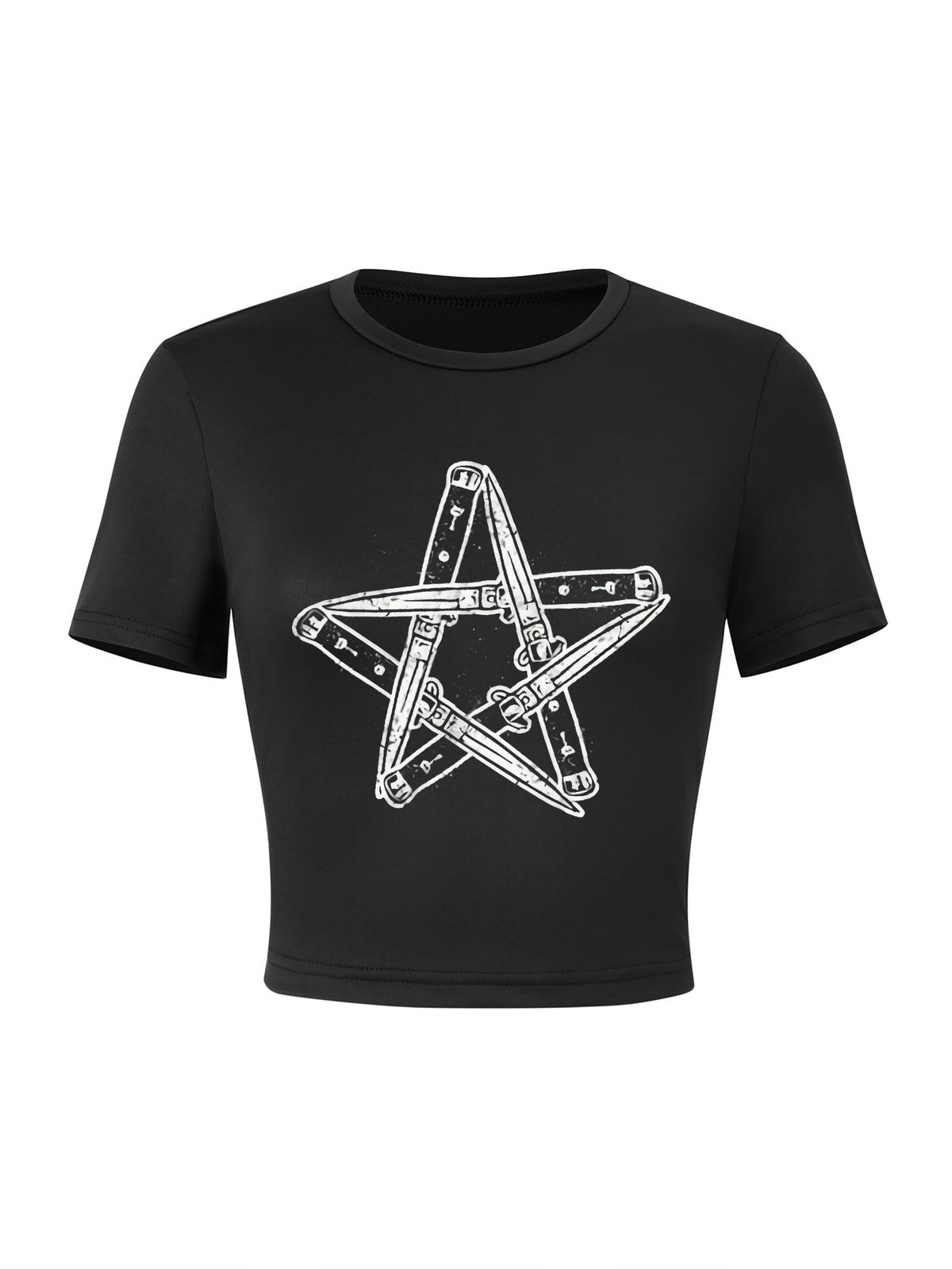 Women's Clothing Summer Ins New Cherry Print T Shirt Sexy Hot Girl Short Round Neck Short Sleeve_ecoleips.com