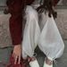 Women's Clothing Loose Fitting Drawstring Cuff Casual Trousers Semi Sheer Fashion Autumn Style For Commuting_ecoleips.com