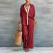Women's Clothing Women's Color Block Two Piece Set Casual Loose Pants Spring Summer For Formal & Casual For Women_ecoleips.com