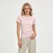 American-style Spicy Girl Short-sleeve T-shirt For Women, 2026 New Spring And Autumn Collection, Pink Round-neck,_ecoleips.com