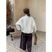 girl 2025 Autumn Winter New Fashion Korean Style Loose Plaid Patchwork Jacket For Women, Age-Reducing Slimming Stand Collar_ecoleips.com