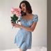 2026 Women's Summer French Style Floral Dopamine Elegant Puff Sleeve Dress_ecoleips.com