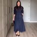Women's Clothing Summer New Style Suit Cardigan Jacket Button Down Round Neck Top Base Layer Long Skirt_ecoleips.com