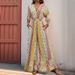 Women's Clothing Summer New Hot Sale Bohemian Style Printed Retro Style Waist High Waist Jumpsuit Trousers For Women_ecoleips.com