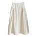 Women's High Waist A-Line Skirt Elastic Waist Loose Pocket Midi Umbrella Skirt Spring Autumn New 2026_ecoleips.com