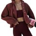 Aria Basics 2025 Autumn Winter European And American Style Lamb Wool Stand Collar Jacket Lightweight Warm Loose Single Breasted_ecoleips.com