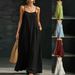 Flowy Beach Maxi Dress For Women, Lightweight Long Sleeveless Dress With Side Slits, Casual Boho Summer Holiday Dress_ecoleips.com