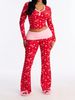 New Women's High-Waisted Long Two-Piece Set Casual Home Wear Light Fashion_ecoleips.com
