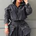 Women's High Waist Slim Fit Denim Jacket Workwear Style Niche Design Spring New Loose Short Jacket_ecoleips.com
