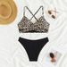 Women's Clothing Leopard Print Sexy Bikini Two Piece Swimsuit Regular Fit Suitable_ecoleips.com