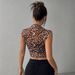 European And American Cross-border 2026 Summer New Top, Slim-fit, Sleeveless, Leopard Print, Stand-up Collar, Sexy_ecoleips.com