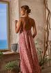 Plus-size French Vintage Floral Suspender 2025 Summer Backless Slim-fit Inner Mori Girl Long Dress With European And_ecoleips.com