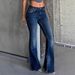 Cross-Border New American Retro Hot Girl Flared Pants Versatile Stretch Slim Fit Slimming Jeans For Women_ecoleips.com