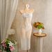 European And American Style Beach Vacation Long Dress Two Piece Set Sexy Suspender Sequined Swimsuit Bikini Cross Border Women's Clothing_ecoleips.com