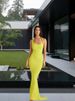 Women's Clothing Sexy Slim Tight Halter Neck Large Backless Pleated Hip Sexy Long Dress_ecoleips.com