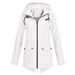 K Lightweight Windproof Jacket With Zipper And Hood For Women_ecoleips.com