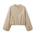 K Fashionable Versatile New Soft Leather Pilot Jacket For Women;_ecoleips.com