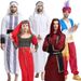 Halloween Party Adult Male Arabian Costume Saudi Dubai Robe Clothing Middle Eastern Shepherd_ecoleips.com