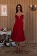 Deep V Neck Evening Gown Wholesale New Christmas Dress with 3D Floral Design Cross Border Single Piece Midi Skirt for Women_ecoleips.com