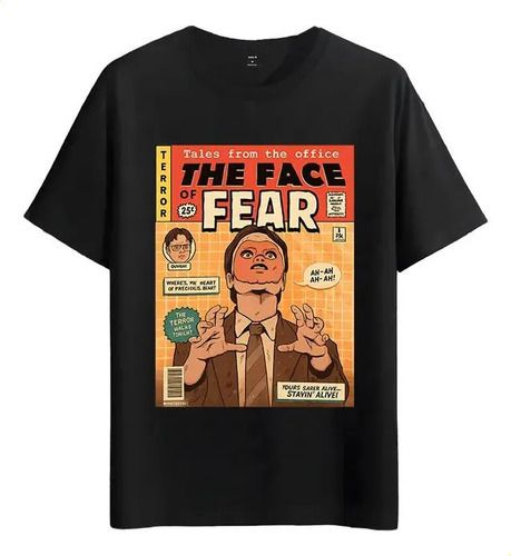 Women's T-Shirts Tshirt Muscle Freaks The Office Comic Estilo Dwight Schrute_ecoleips.com