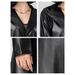 Women’s Long PU Leather Trench Coat – Punk-Inspired Anti-Wrinkle Faux Leather Jacket For EU/US (S-XL, Gothic Streetwear, Belted Waist)_ecoleips.com