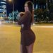 2023 Autumn New Foreign Trade European And American Design Spliced Sexy Waist-Revealing Slim-Fit Bodycon Dress_ecoleips.com