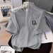 Women's Clothing 2026 Summer Men's Casual T-Shirt Pure Cotton Short Sleeve With Letter Print Trendy New Style For Men Women Couples_ecoleips.com