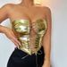 Women's Clothing Women's Trendy Tie Front Cardigan Slimming Vest Top Sexy Waist Cinching Hot Girl Clothing For Formal & Casual_ecoleips.com