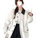 White Mid-length Trench Coat Women, 2025 New Autumn Style, Super Stylish For Petite Figures, Korean And Japanese Style_ecoleips.com