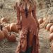 Elegant Long Sleeve Wrap Dress With Ruffles & Plaid Print – Vintage-Inspired Fall Fashion For Women_ecoleips.com