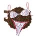 Aria Basics New European And American Style Women's Swimsuit, Cherry Print Bikini Set With Thin Straps, Sexy Two-piece, Backless For_ecoleips.com