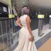 Women's Summer Elegant High Neck Sleeveless Slim Fit Patchwork Dress Casual Long Gown_ecoleips.com