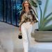 Women’s Clothing Summer New Print Elegant Sexy V Neck Top + Trousers Two Piece Set_ecoleips.com