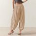 cross-border Drawstring Lantern European And American Clothing, 2025 Summer Women's Pants, Stylish Slim-fit Casual Pants_ecoleips.com