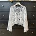 Bohemian Ethnic Style Hollow Out Crochet Thin Long Sleeve Sun Protection Knitted Cardigan Women Summer Lace-Up Top AL202_ecoleips.com