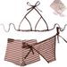 Stunningly Bikini, Slimming High-end, Small Bust With Push-up Effect, Pure And Alluring Style, Sexy Two-piece Swimsuit_ecoleips.com