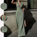 Spring Women's Fashion Jumpsuit Solid Color Loose Wide Leg Commuting Clothing New_ecoleips.com