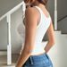 Women's Clothing Basic Women's Spring And Summer New Simple Sexy Camisole Solid Color Slim Fit Top_ecoleips.com