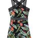 2025 European And American Fashion New One-piece Swimsuit Sexy Slim Flesh Covering Holiday Hot Sale_ecoleips.com