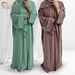 Verve Loriya 2025 Turkey Dubai Solid Color Trim Cardigan Dress Three-Piece Set LR693_ecoleips.com