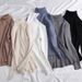 Women's High Neck Sweater Slim Fit Long Sleeve Knit Top Basic Turtleneck Pullover For Autumn Winter Fashion Casual Comfortable_ecoleips.com