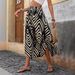 K New Bohemian Ethnic Style Personalized Printed A-line Skirt For Casual Wear_ecoleips.com