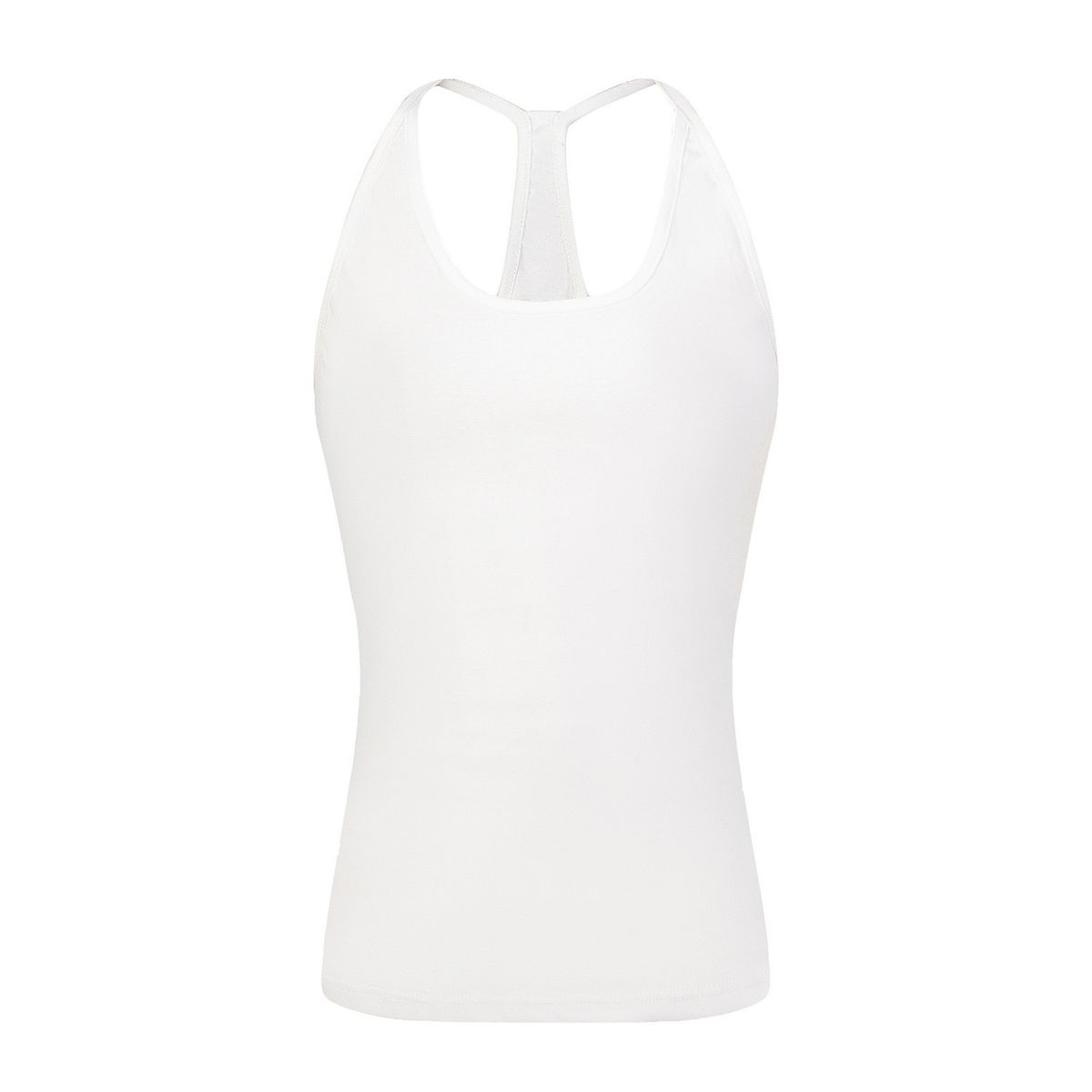 UNBDNS High Elastic Slim Fit Hot Girl Camisole Basic Versatile Pure Desire Knitted Ribbed Racerback Thin Strap Vest For_ecoleips.com