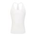 UNBDNS High Elastic Slim Fit Hot Girl Camisole Basic Versatile Pure Desire Knitted Ribbed Racerback Thin Strap Vest For_ecoleips.com