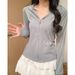 Goose Yellow Hooded Sunscreen Clothing Women's Summer 2026 New UV Protection Sunscreen Clothing Slim Ice Silk Cardigan Jacket_ecoleips.com