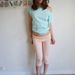 Mint Green Off-Shoulder T-Shirt Loose Fit Slimming Short Sleeve European American Retro Sweet Style Button Decoration Women's Top_ecoleips.com