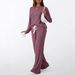 Women's V Neck Knitted Pajama Set Autumn Arrival Casual Comfortable_ecoleips.com
