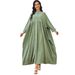 2024 New Model Foreign Trade Abaya Middle Eastern Muslim Robe Large Hem Fashionable Elegant Dress Cardigan Women's_ecoleips.com