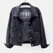 Retro Denim Jacket Women's Autumn New Short Style Loose Design Embroidery Casual Versatile Jacket Top_ecoleips.com