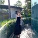 White Strappy Summer Tea-Length Dress Adjustable Straps Waist Definition Slim Fit A-Line Maxi Gown for Women_ecoleips.com